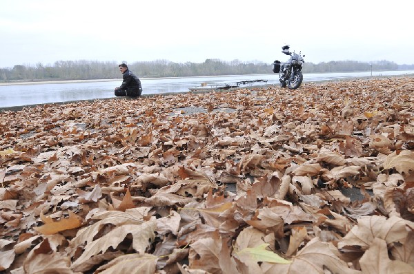 la moto sur Loire